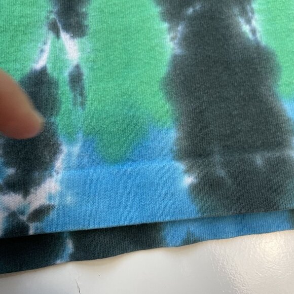 Vintage Single Stitch Disney Aerosmith Graphic Tee 2XL Tie Dye - Picture 8 of 12